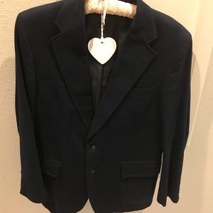 Cotton Navy Blue Blazer
